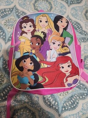Disney Princess Pink Kids Backpack